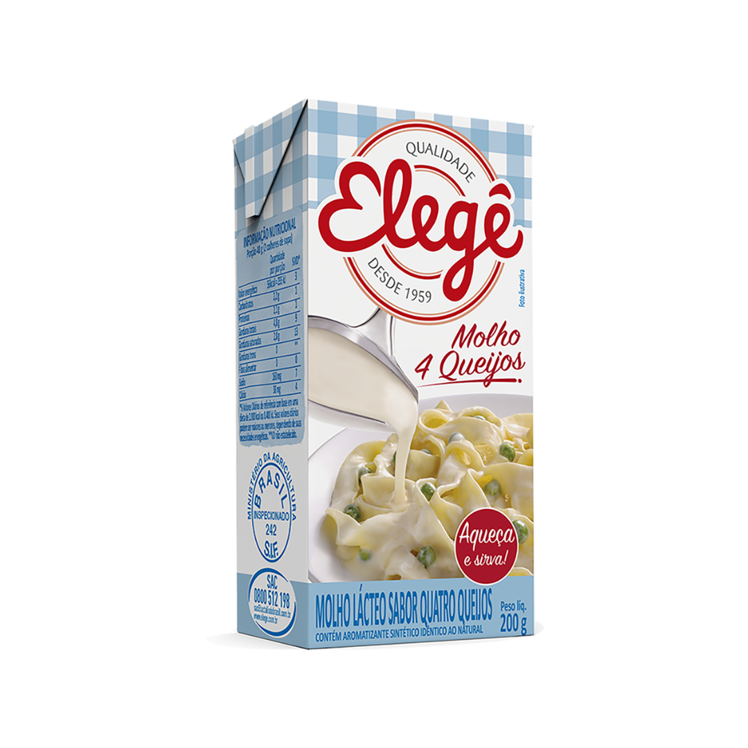 Molho 4 Queijos Elegê Caixa 200g