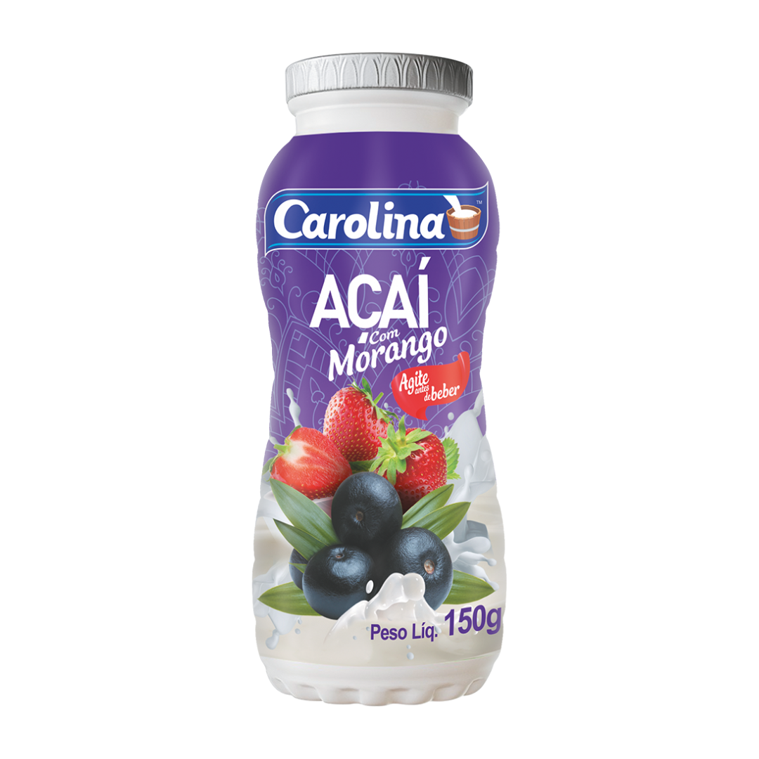 IOGURTE ACAI COM MORANGO 150g CAROLINA