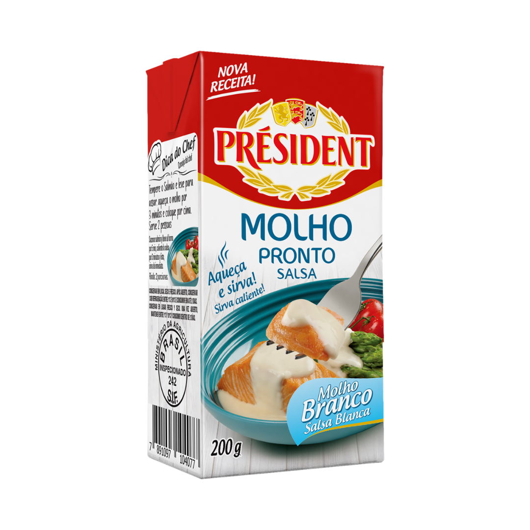 Molho Branco Président Caixa 200g