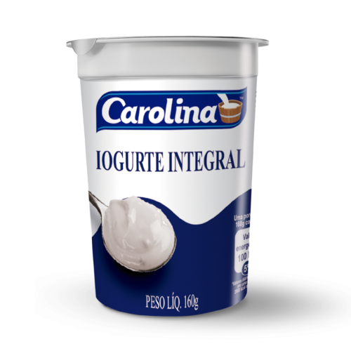 Iogurte Integral 160g Carolina_