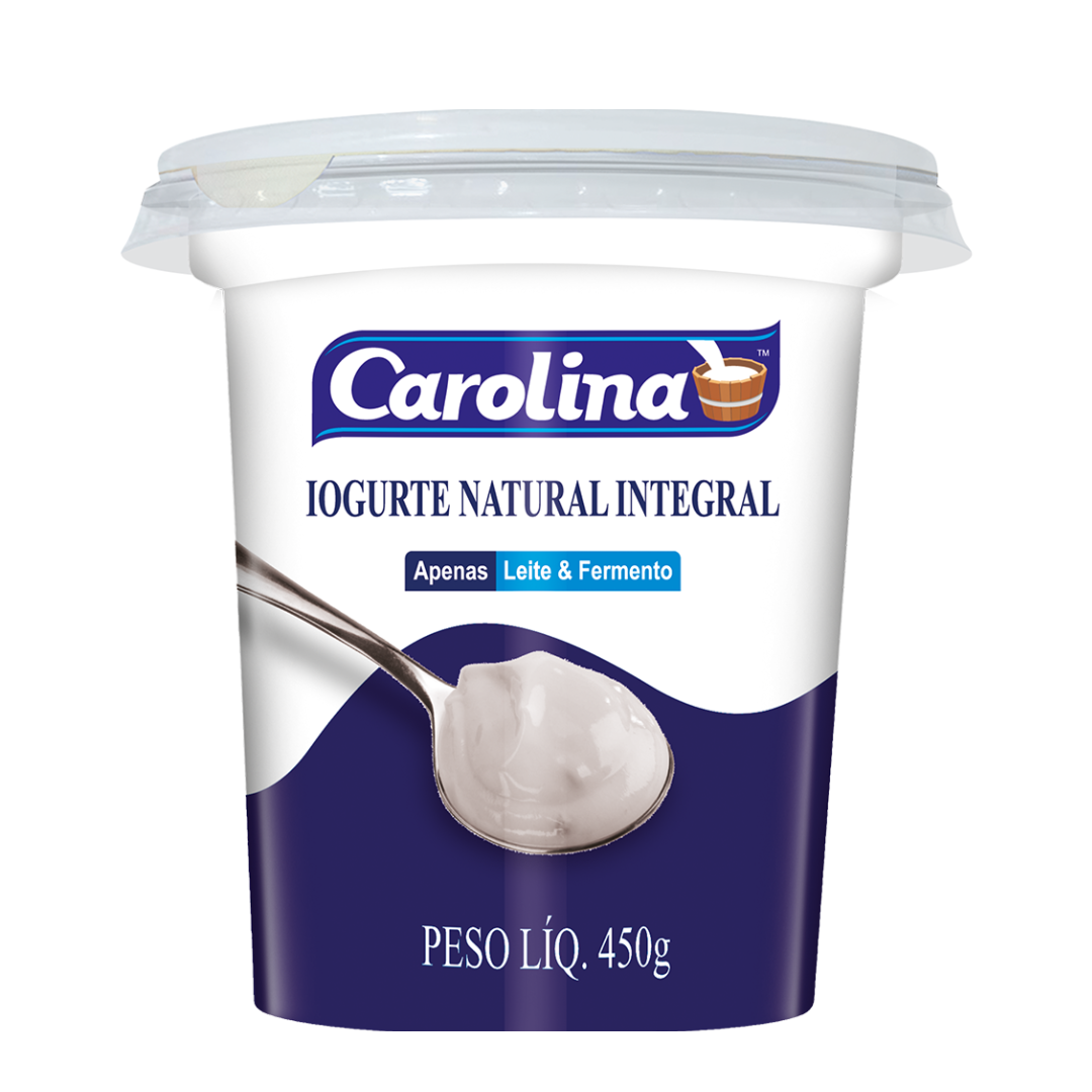 Iogurte Integral 450g Carolina
