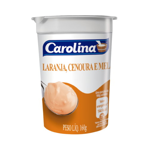 Laranja, Cenoura e Mel 160g Carolina