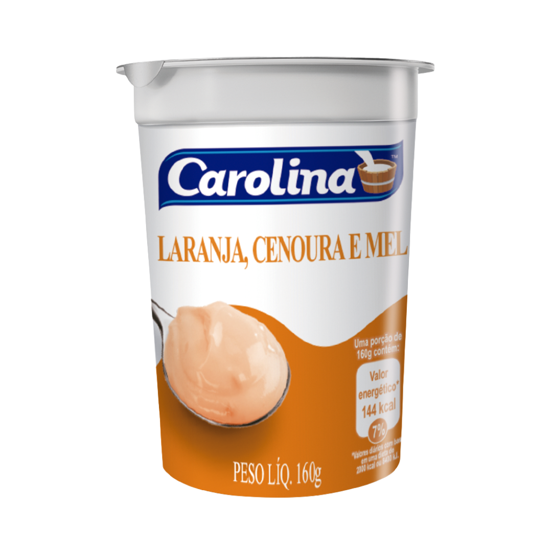 Laranja, Cenoura e Mel 160g Carolina