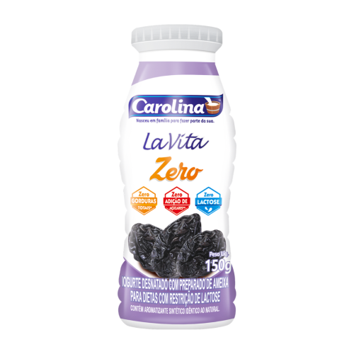 IOGURTE ZERO LA VITA AMEIXA 150g CAROLINA
