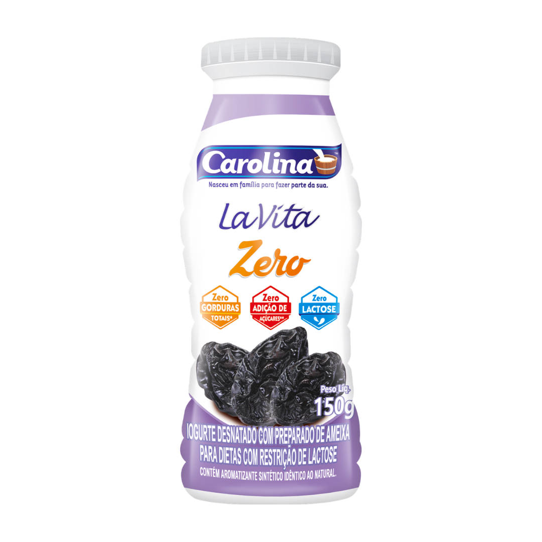IOGURTE ZERO LA VITA AMEIXA 150g CAROLINA