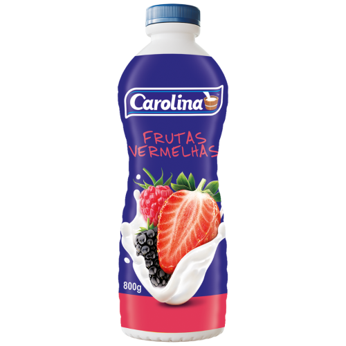 IOGURTE DE FRUTAS VERMELHAS 800g Carolina