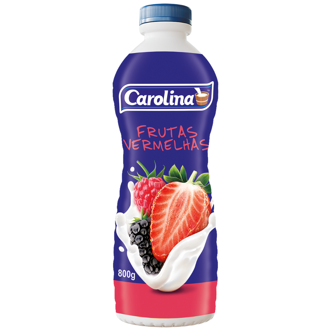 IOGURTE DE FRUTAS VERMELHAS 800g Carolina