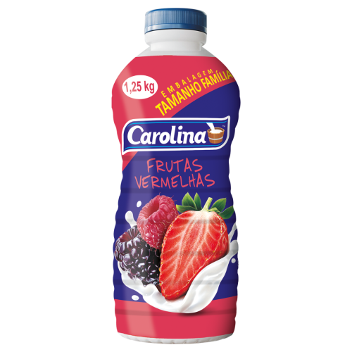 IOGURTE DE FRUTAS VERMELHAS 1250g Carolina