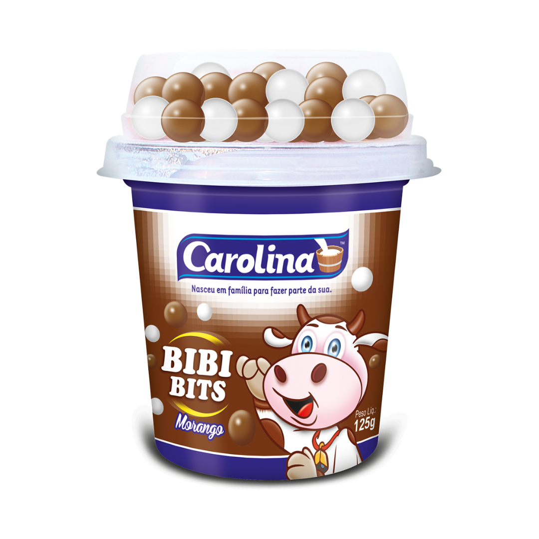 IOGURTE DE BOLINHA BRANCO E PRETO BIBI BITS 125g CAROLINA