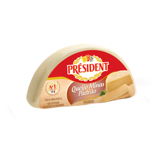 Queijo Minas Padrão Fracionado Président