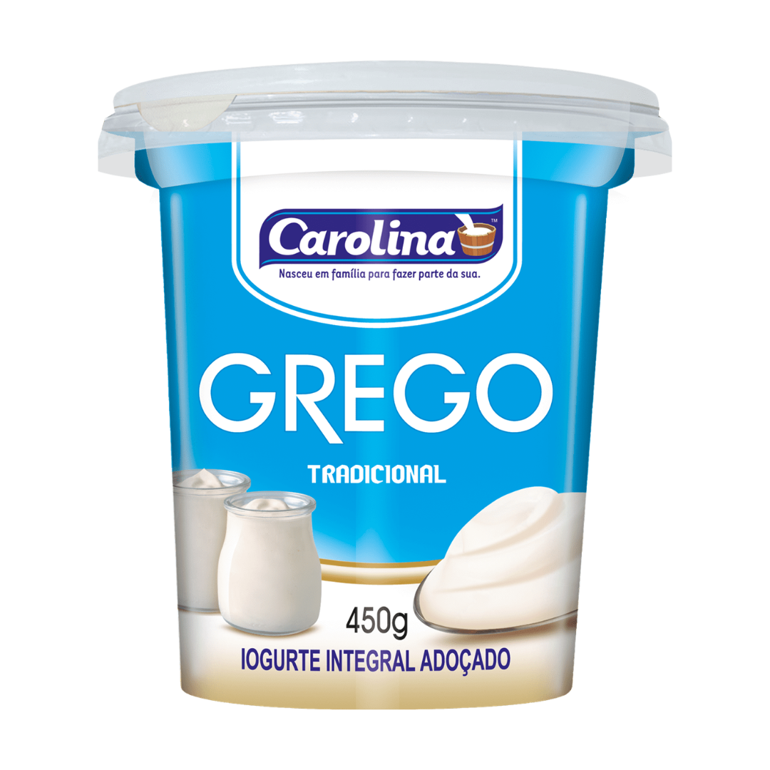 IOGURTE TRADICIONAL GREGO 450G CAROLINA