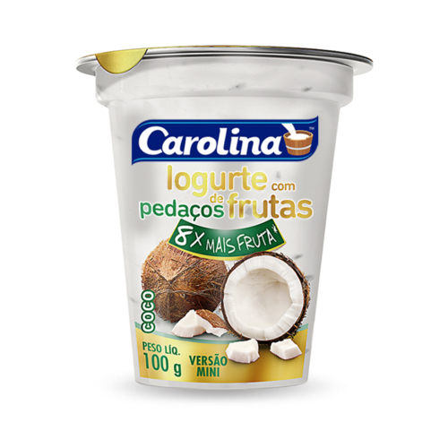 Iogurte de coco 100g Carolina