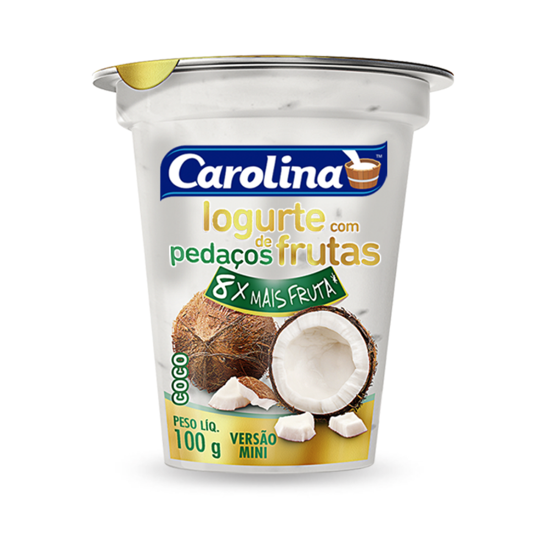 Iogurte de coco 100g Carolina