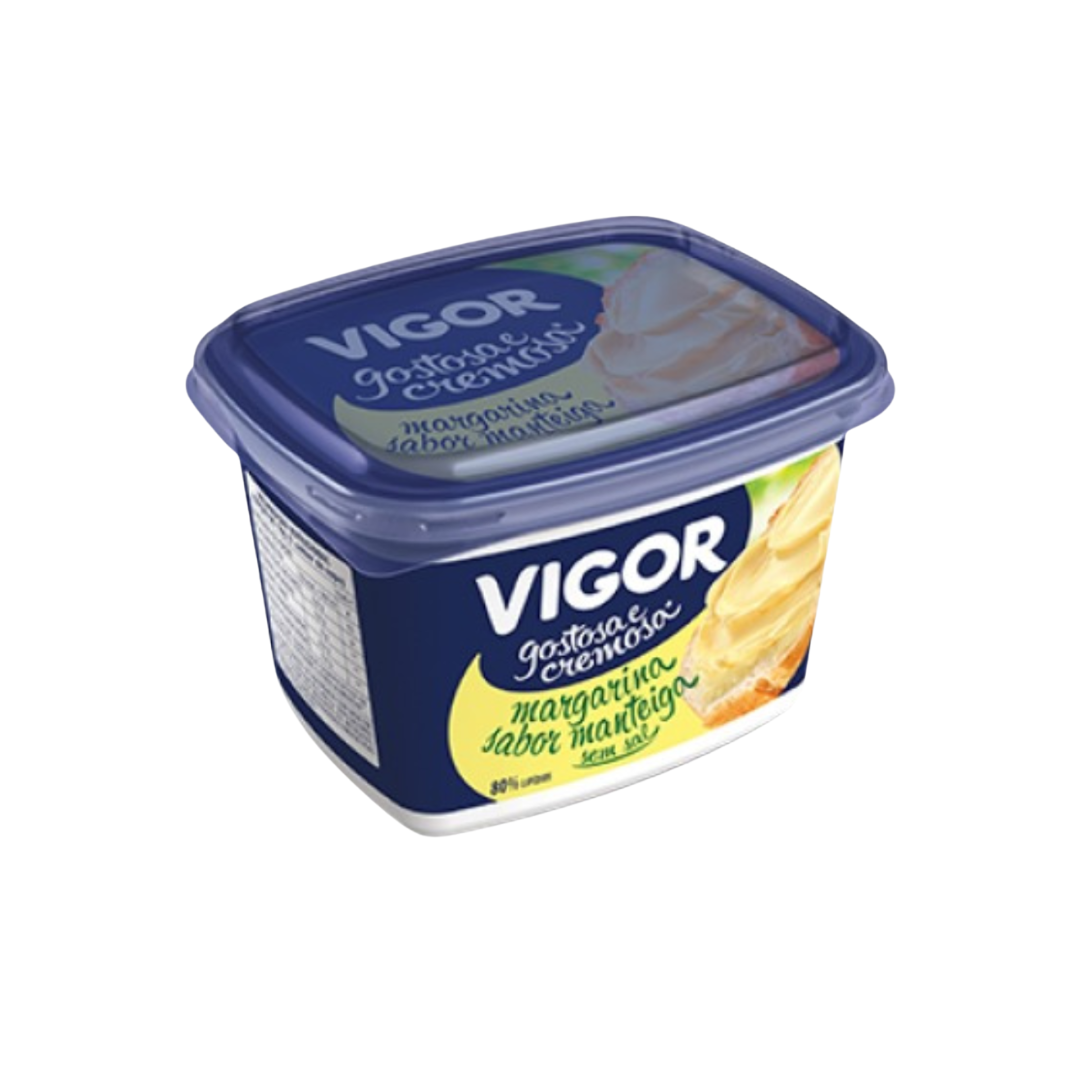 Vigor margarina sabor manteiga sem sal