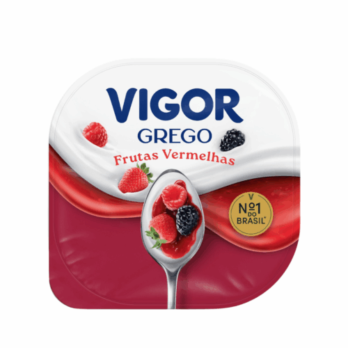 Vigor grego frutas vermelhas