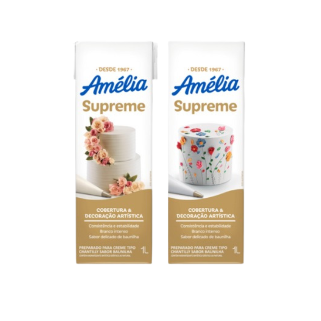 Amélia supreme cobertura e decoração artística 1L