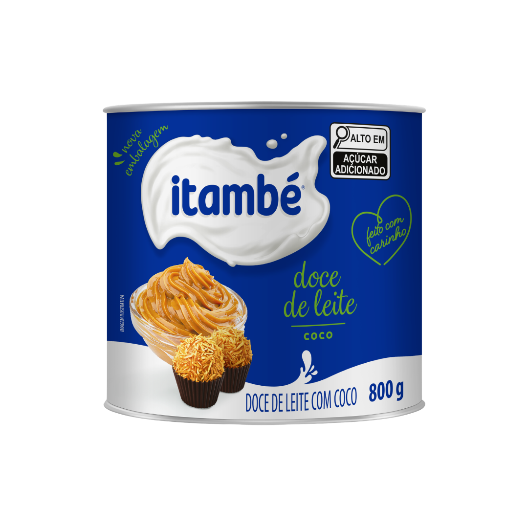 ITAMBÉ DOCE DE LEITE COCO 800G