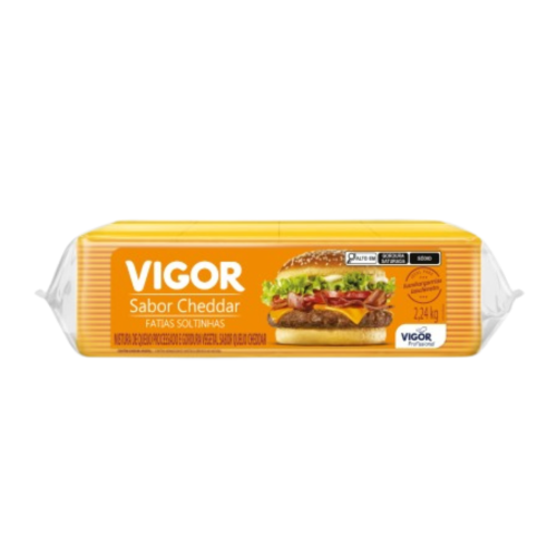 Vigor queijo sabor cheddar