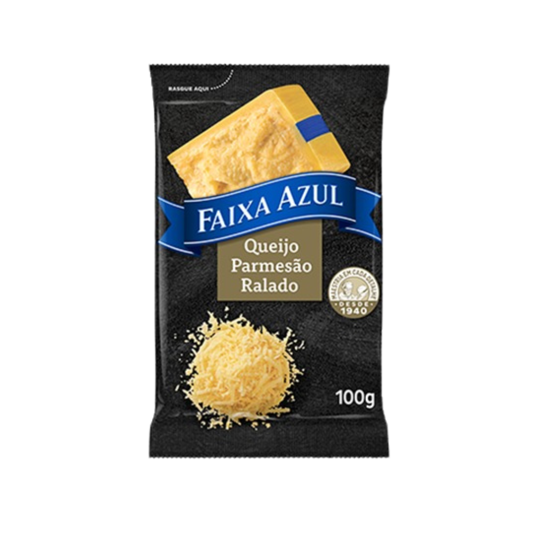 Faixa Azul queijo parmesão ralado 100G