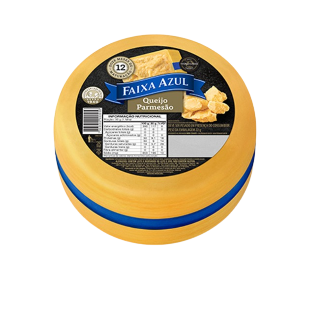 Faixa Azul queijo parmesão