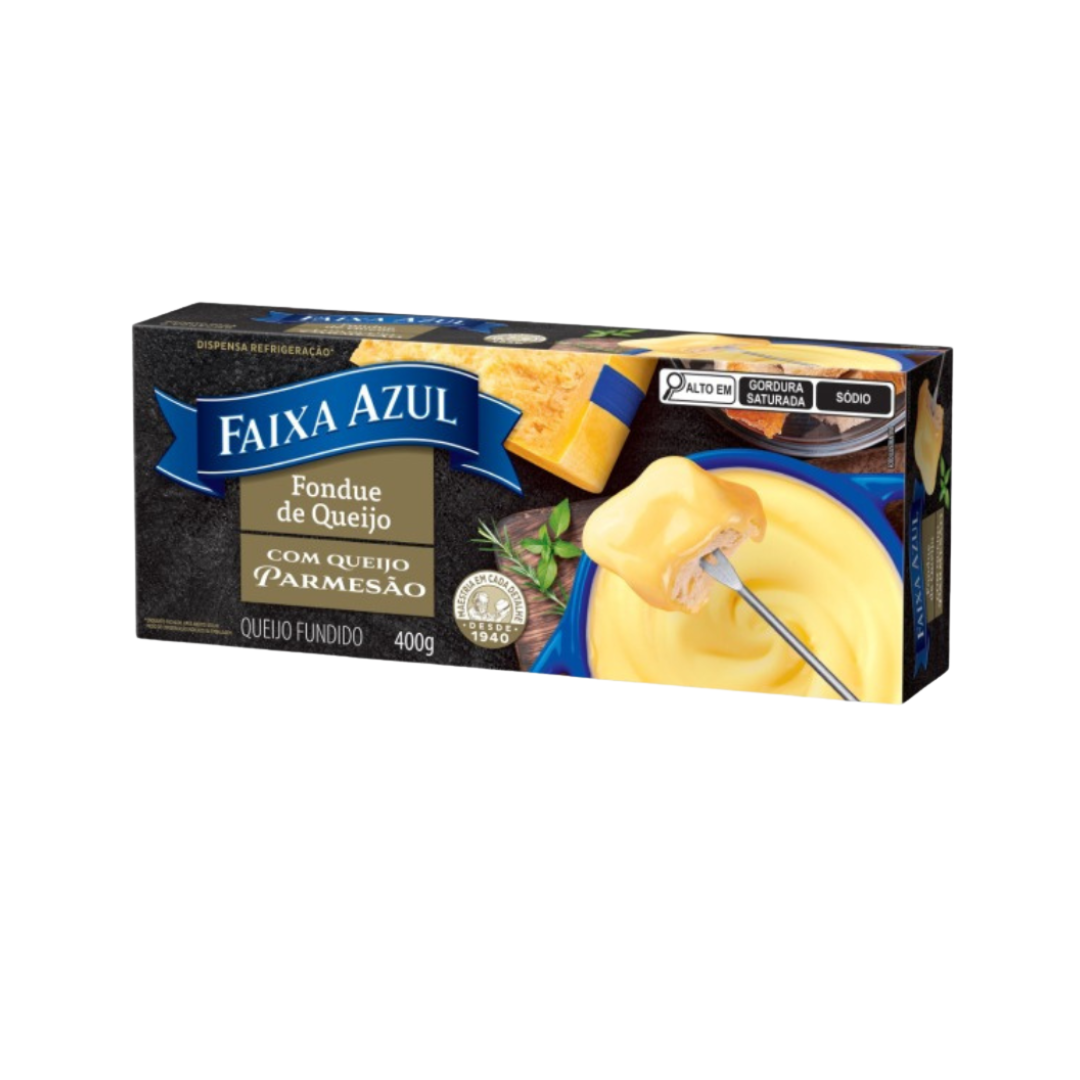 Faixa Azul fondue de queijo com queijo parmesão 400G