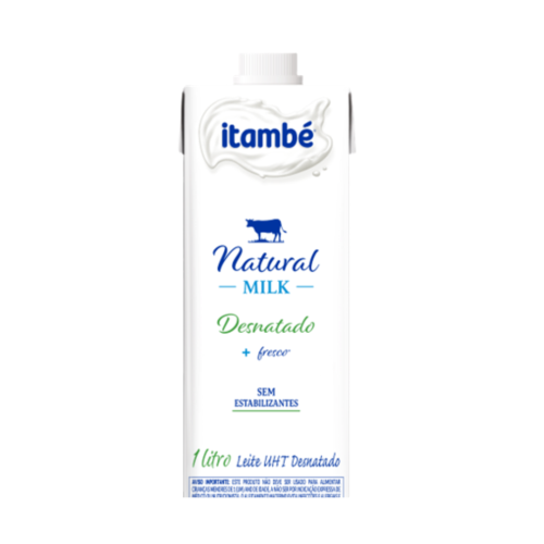 ITAMBÉ LEITE DESNATADO NATURAL MILK 1L