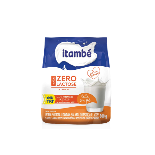 ITAMBÉ LEITE EM PÓ DESNATADO ZERO LACTOSE 300G