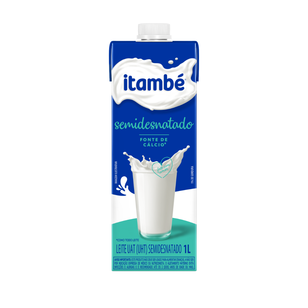 ITAMBÉ LEITE UHT SEMIDESNATADO 1L